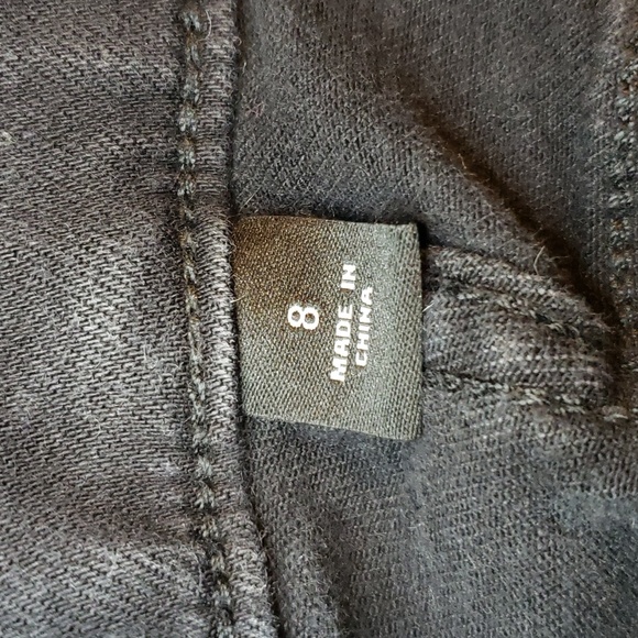 Woman's NY&Co Curvy Boyfriend black denim stretch jeans size 8 - Picture 4 of 5